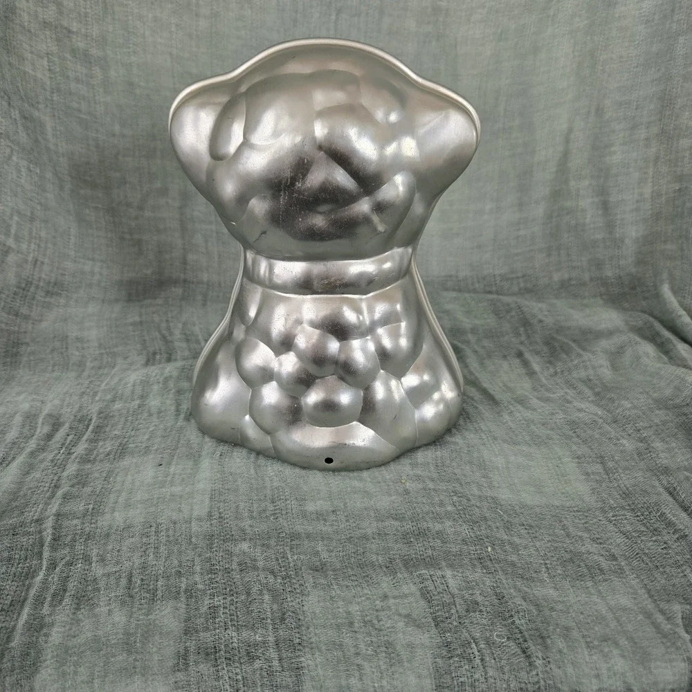 VTG 1974‎ WILTON  Lamb Cake Pans 3D 2 Piece Aluminum Easter Shower Approx 9x7x6